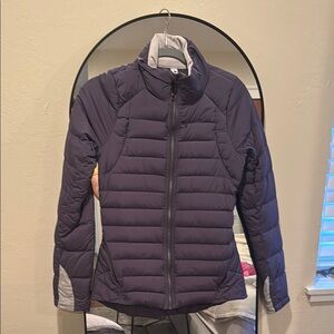 Lululemon Purple Puffer Jacket Matte Finish